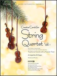 CREATIVE CAROLS STRING QUARTET BK/CD ROM cover Thumbnail